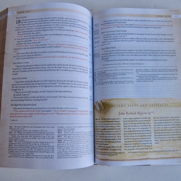 Archeological Study Bible Illustrated Walk Through History & Culture HC DJ 2005 - Picture 8 of 9